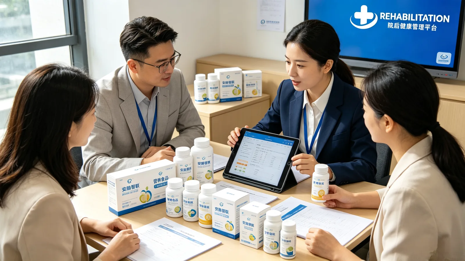 健康商城与康复辅具选品画面